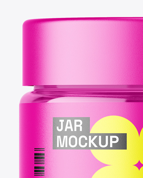 15ml Clear Glass Jar Mockup