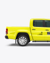 Pickup Truck Mockup - Side View