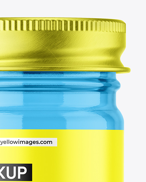 Clear Glass Jar Mockup