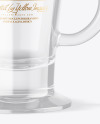 Clear Latte Glass Mockup