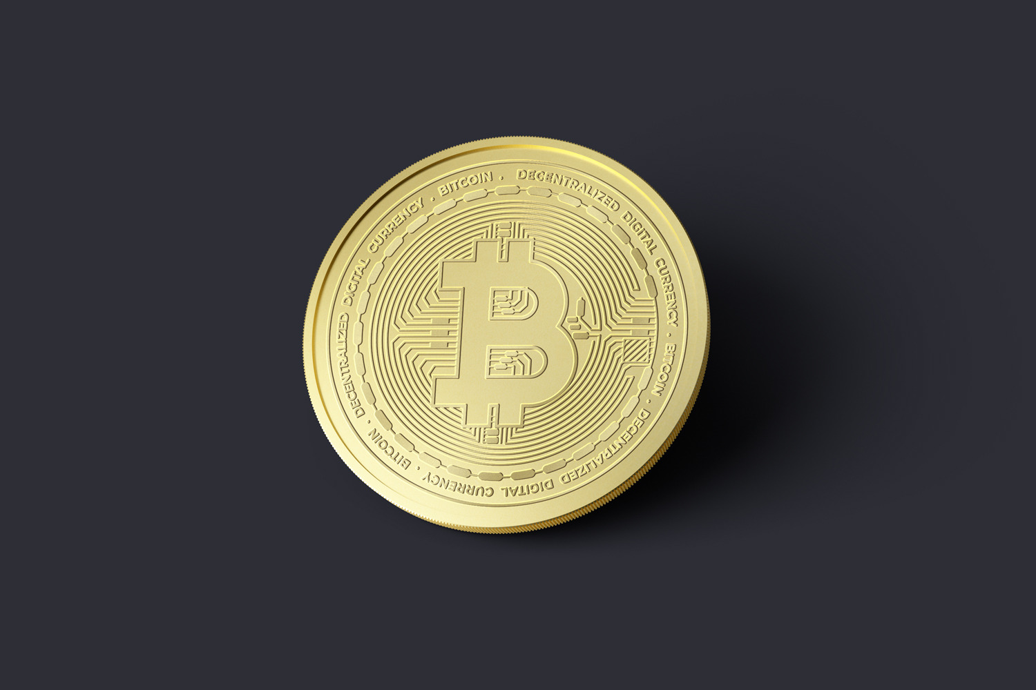 Gold Coin / Cryptocurrency Mockups