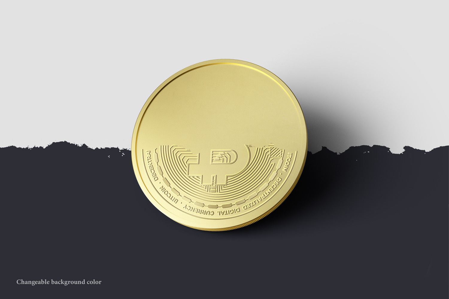 Gold Coin / Cryptocurrency Mockups