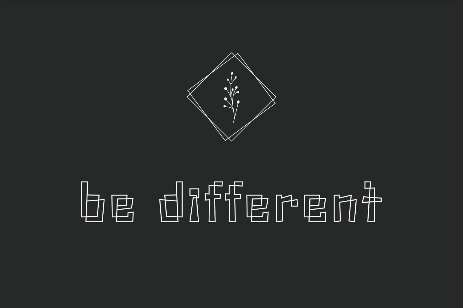Tangle - Line Art Typeface Tangle - Line Art Typeface