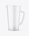 1L Frosted Straight Sided Jug Mockup