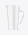 1L Glossy Straight Sided Jug Mockup