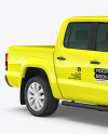 Pickup Truck Mockup - Half Side View