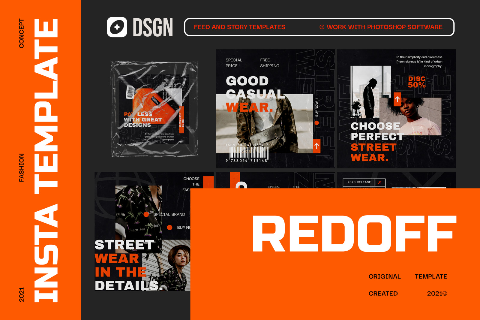 Redoff Urban Instagram Templates