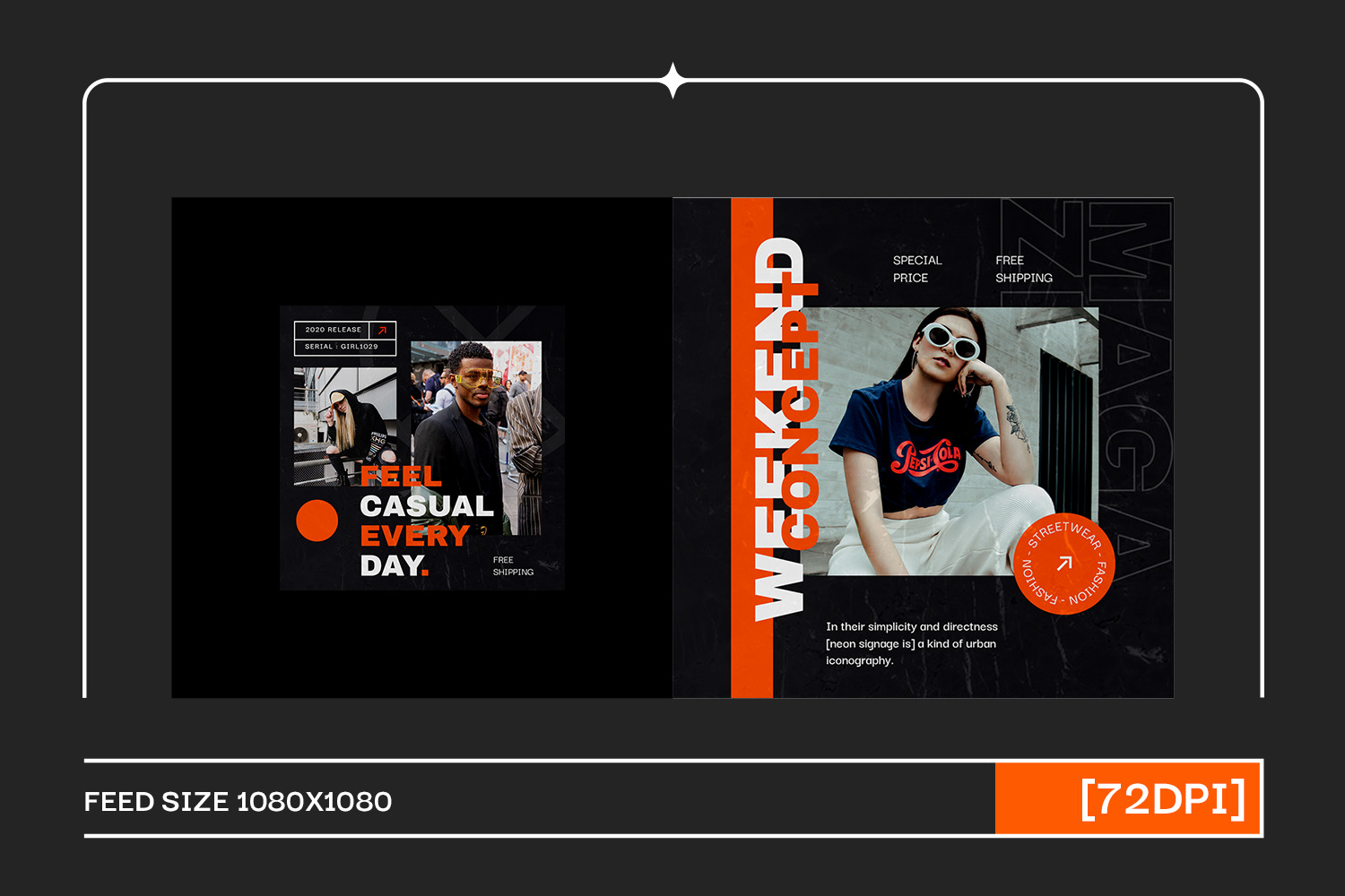 Redoff Urban Instagram Templates