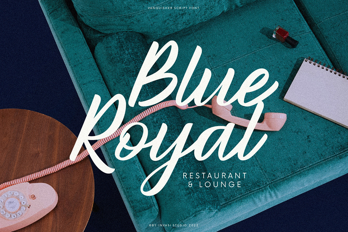 Vanquisher - Classic Script Font Vanquisher - Classic Script Font