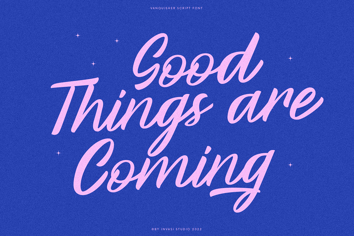 Vanquisher - Classic Script Font Vanquisher - Classic Script Font