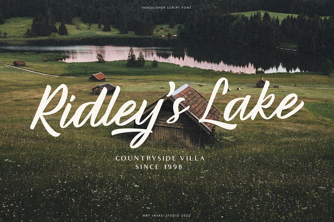 Vanquisher - Classic Script Font Vanquisher - Classic Script Font