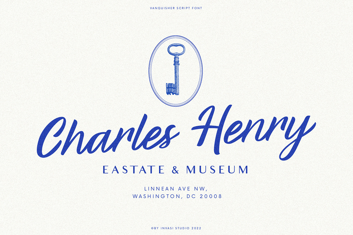Vanquisher - Classic Script Font Vanquisher - Classic Script Font