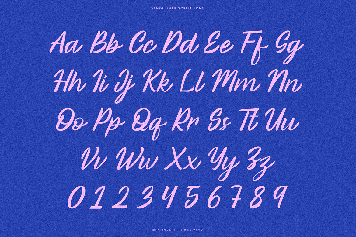 Vanquisher - Classic Script Font Vanquisher - Classic Script Font