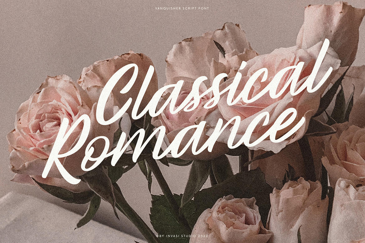 Vanquisher - Classic Script Font Vanquisher - Classic Script Font