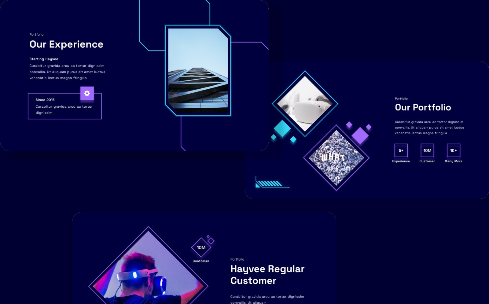 Hayvee - Metaverse &amp; Virtual Reality Google Slides Template