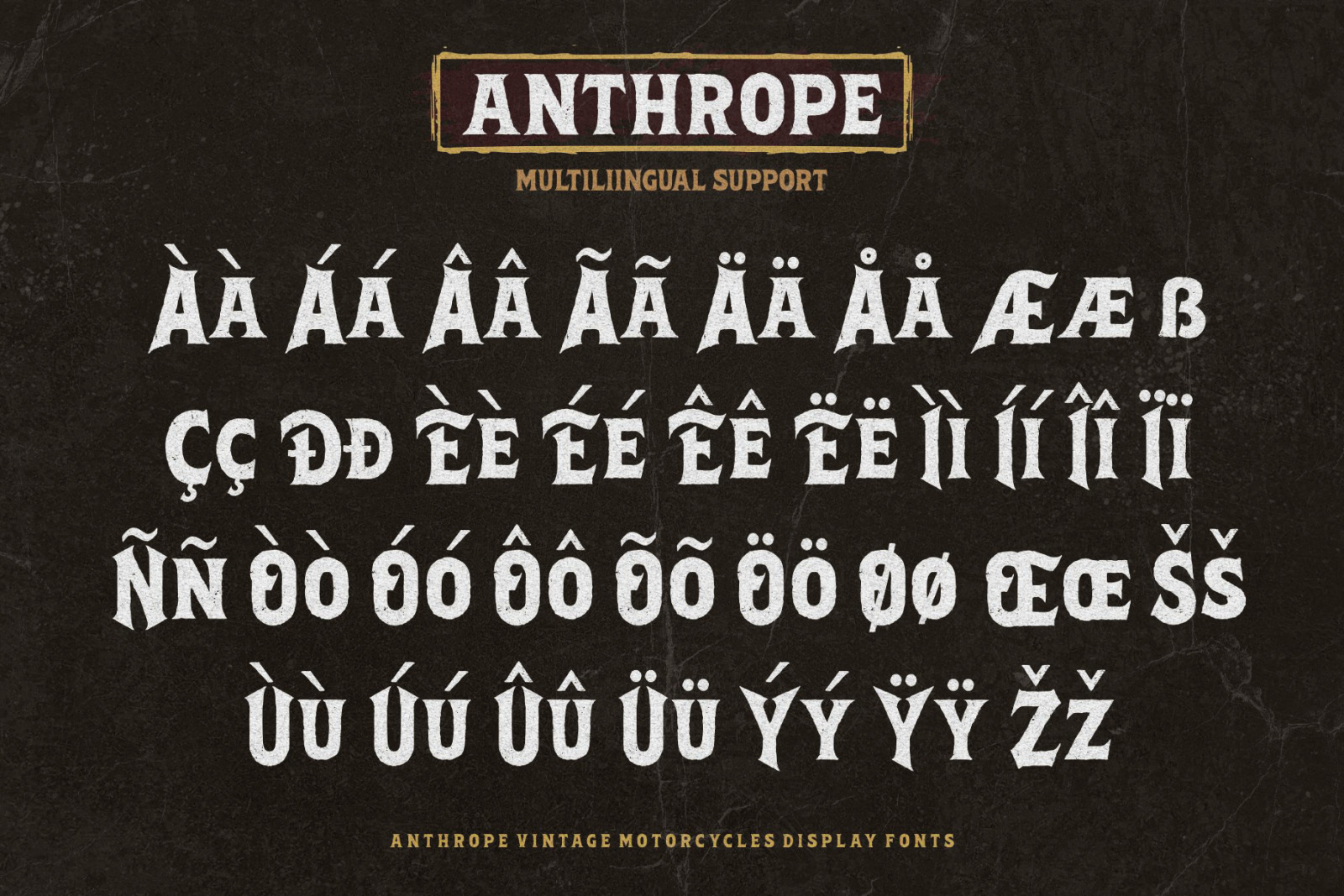 Anthrope Font