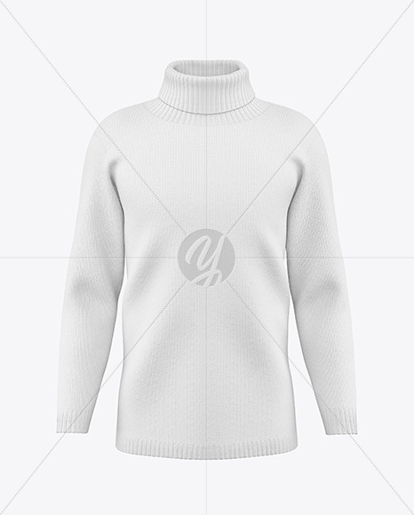 Wool Sweater Mockup - Front View