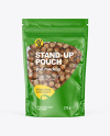 Stand-up Pouch with Hazelnuts Mockup