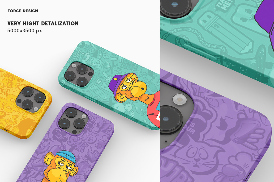 Phone Case Mockup Set