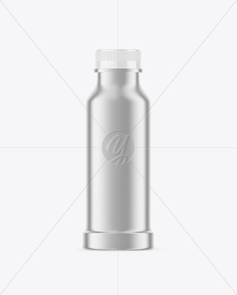 Metallic Bottle Mockup