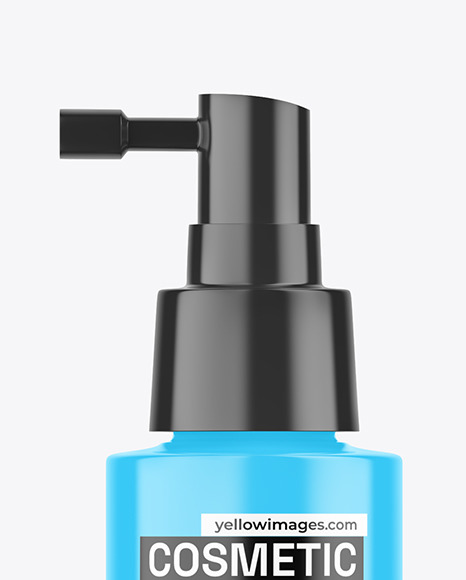 Glossy Cosmetic Bottle Mockup