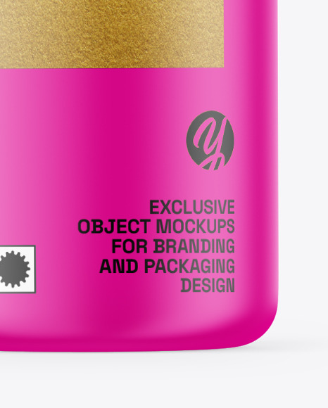 Matte Cosmetic Bottle Mockup