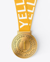 Golden Medal Mockup