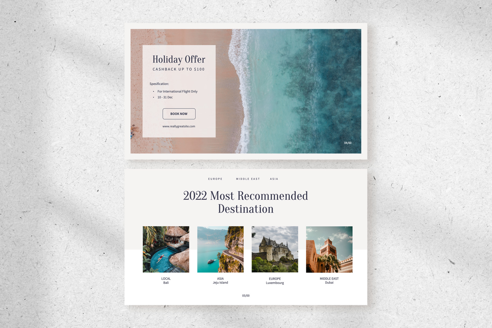 Cloudie – clean white minimalist elegant travel presentation Cloudie – clean white minimalist elegant travel presentation