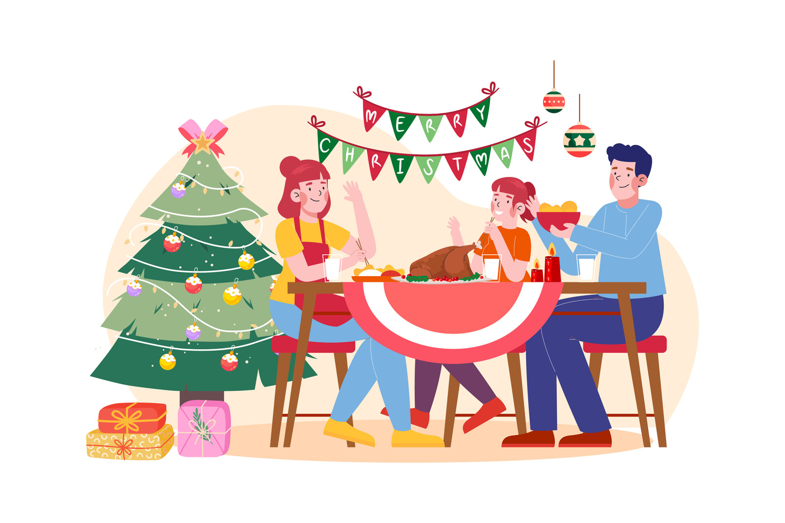 M664_Christmas Day Illustration Pack