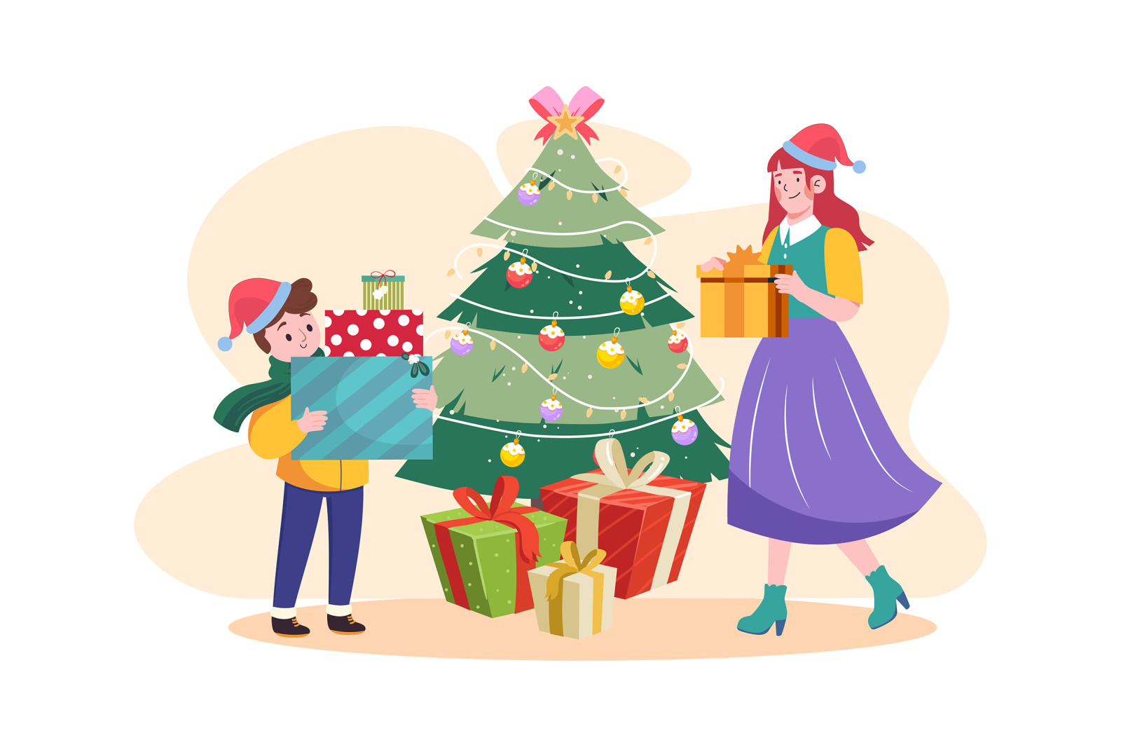 M664_Christmas Day Illustration Pack