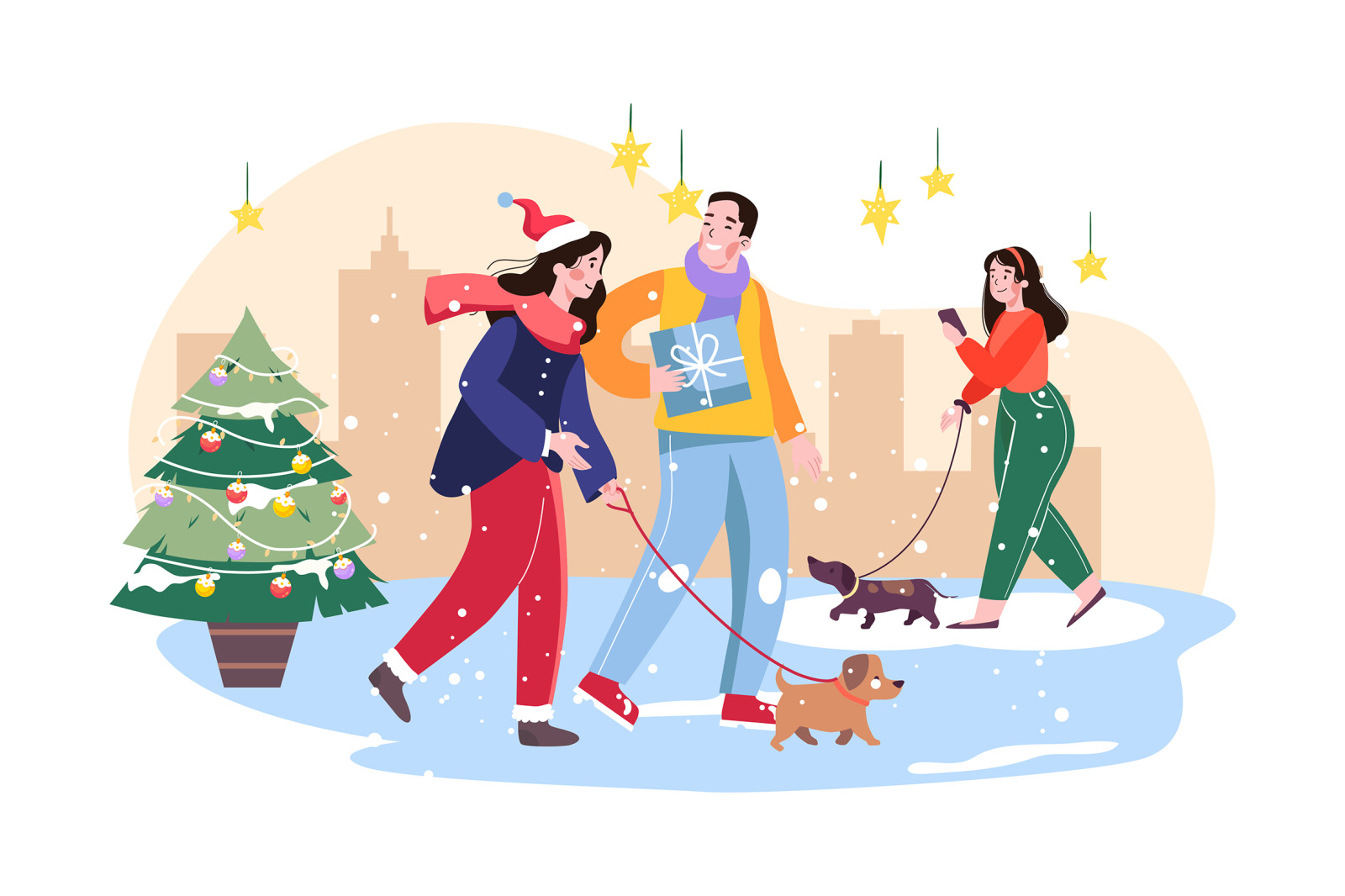 M664_Christmas Day Illustration Pack