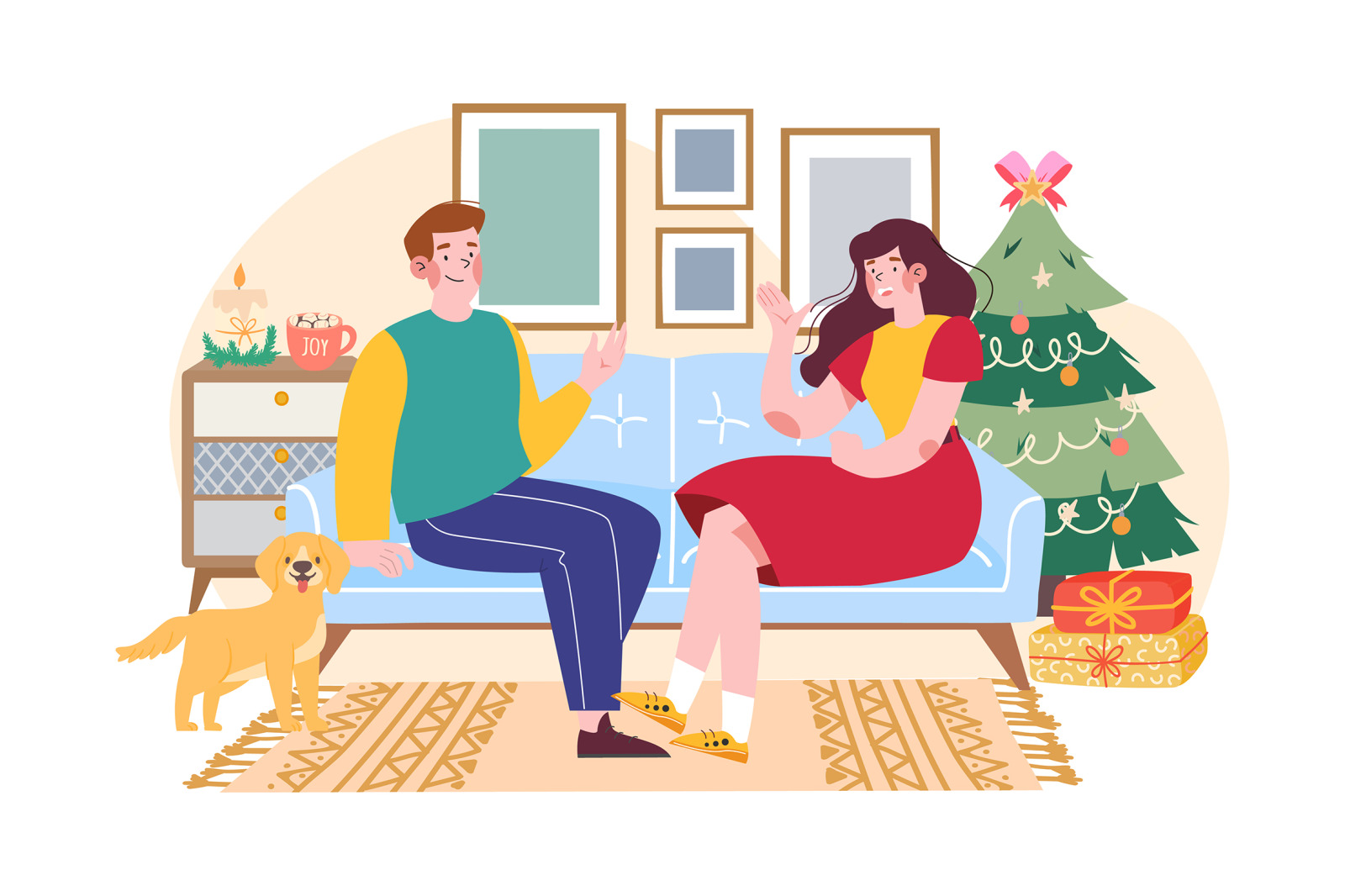 M664_Christmas Day Illustration Pack