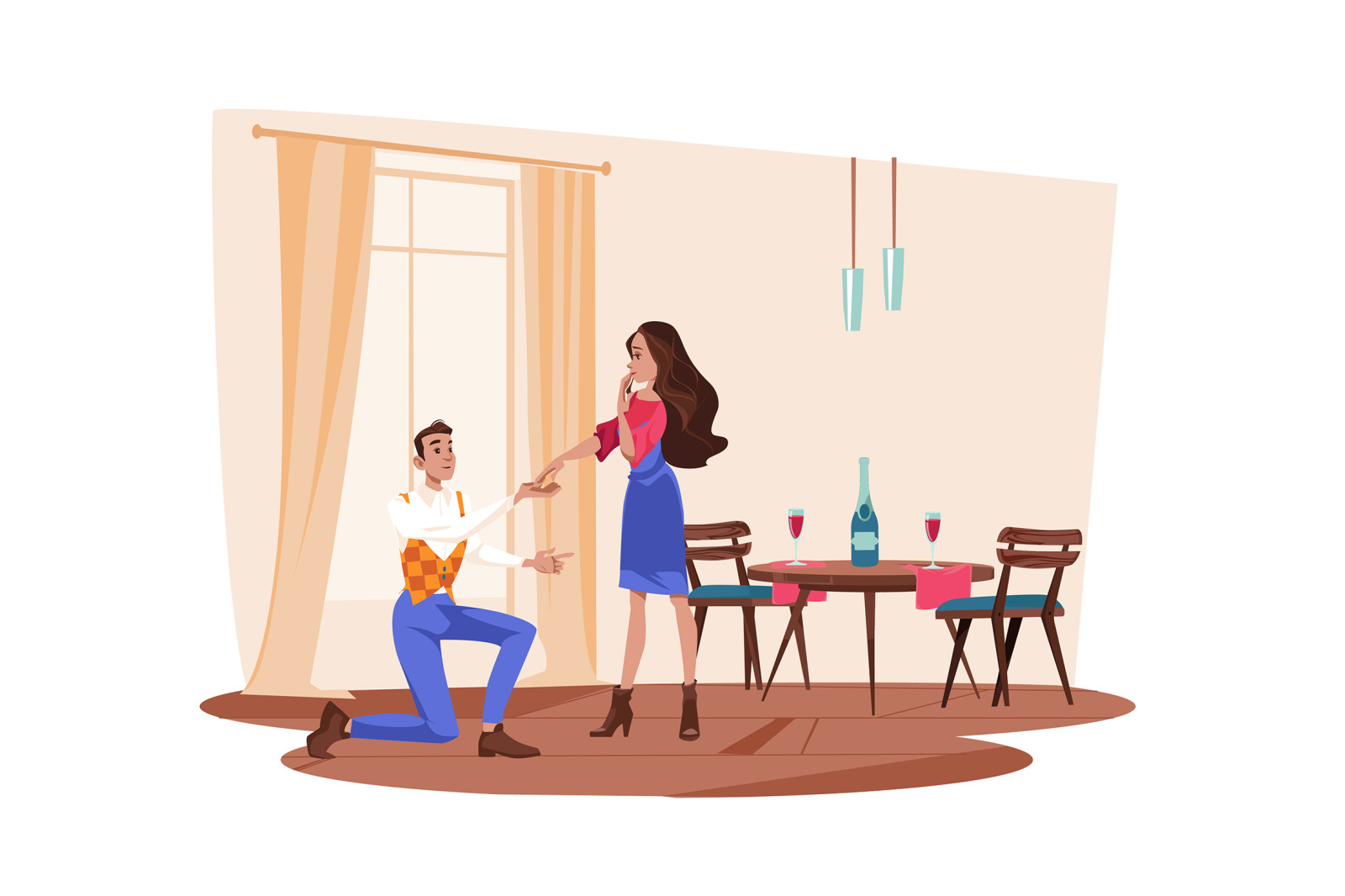 M667_Couple In Love Illustration Pack M667_Couple In Love Illustration Pack