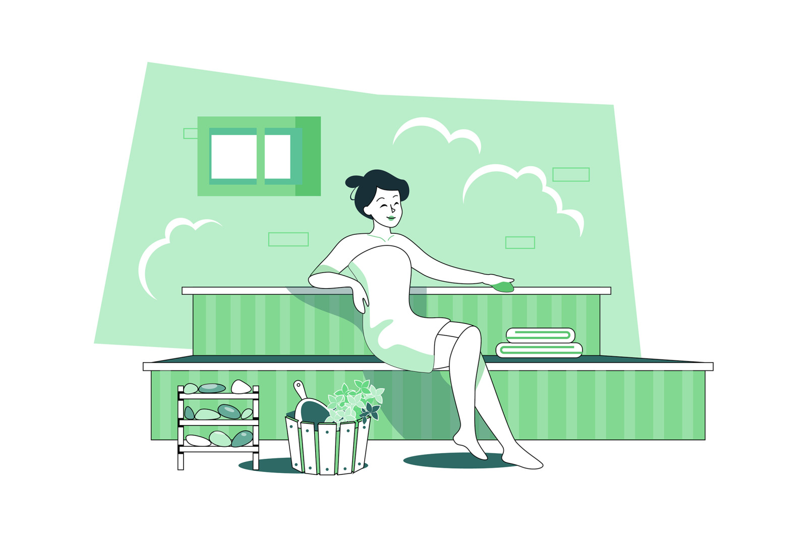 M669_Spa & Salon Illustration Pack M669_Spa & Salon Illustration Pack