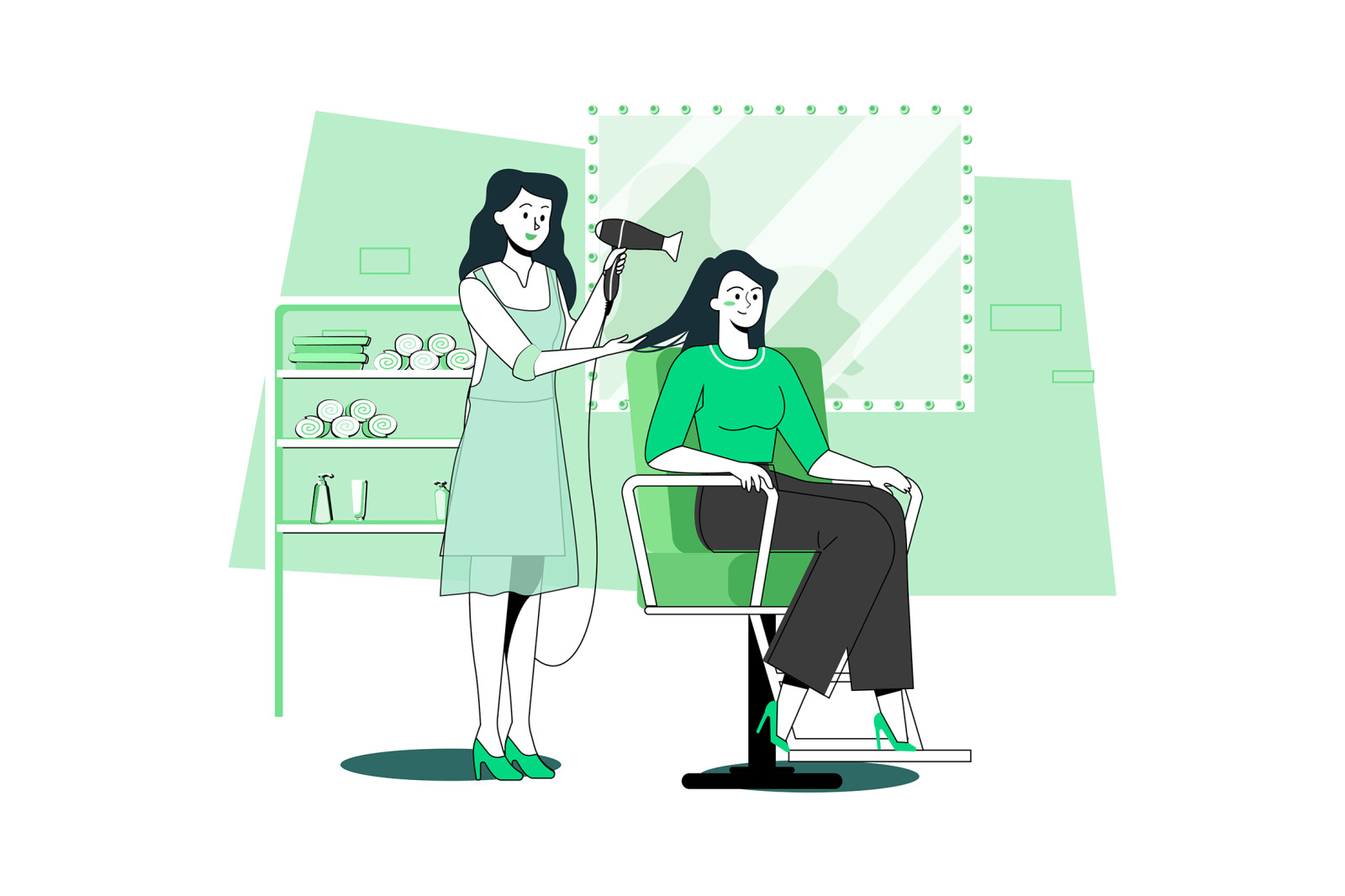 M669_Spa & Salon Illustration Pack M669_Spa & Salon Illustration Pack