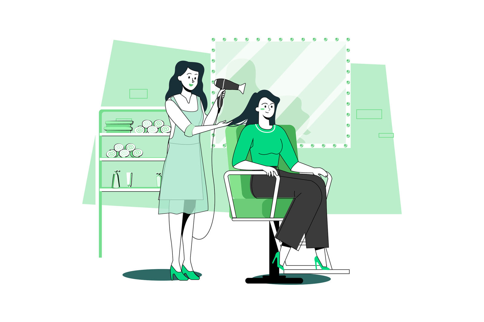 M669_Spa &amp; Salon Illustration Pack