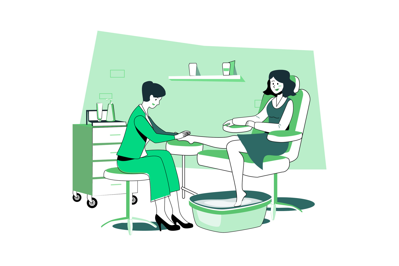 M669_Spa & Salon Illustration Pack M669_Spa & Salon Illustration Pack