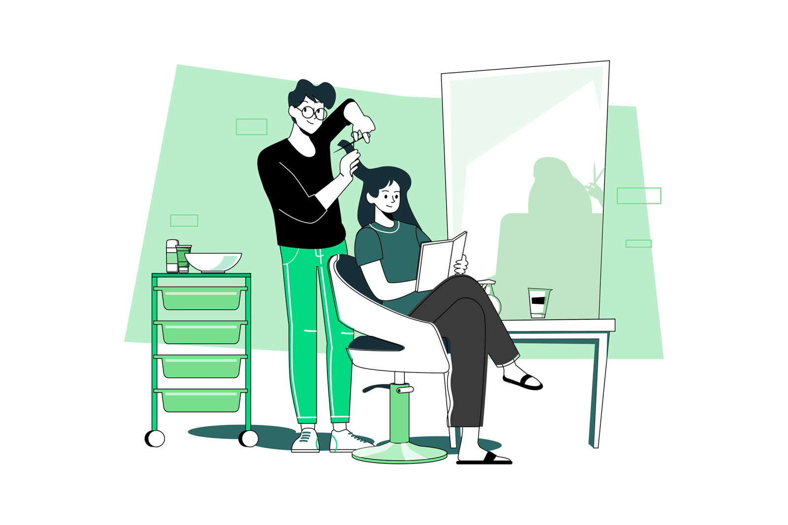 M669_Spa & Salon Illustration Pack M669_Spa & Salon Illustration Pack