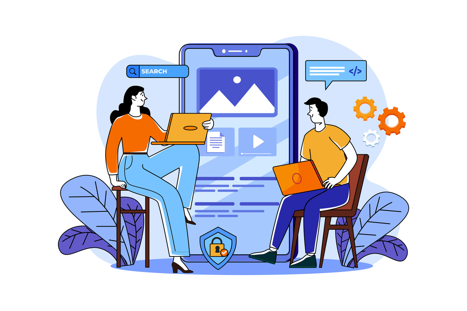 M673_Product Teams Illustration Pack_Part 01 M673_Product Teams Illustration Pack_Part 01