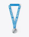 Silver Medal Mockup