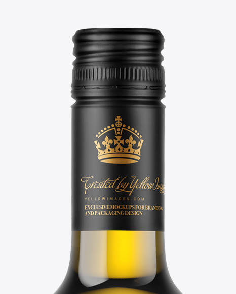 Antique Green Glass White Wine Bottle Mockup Antique Green Glass White Wine Bottle Mockup