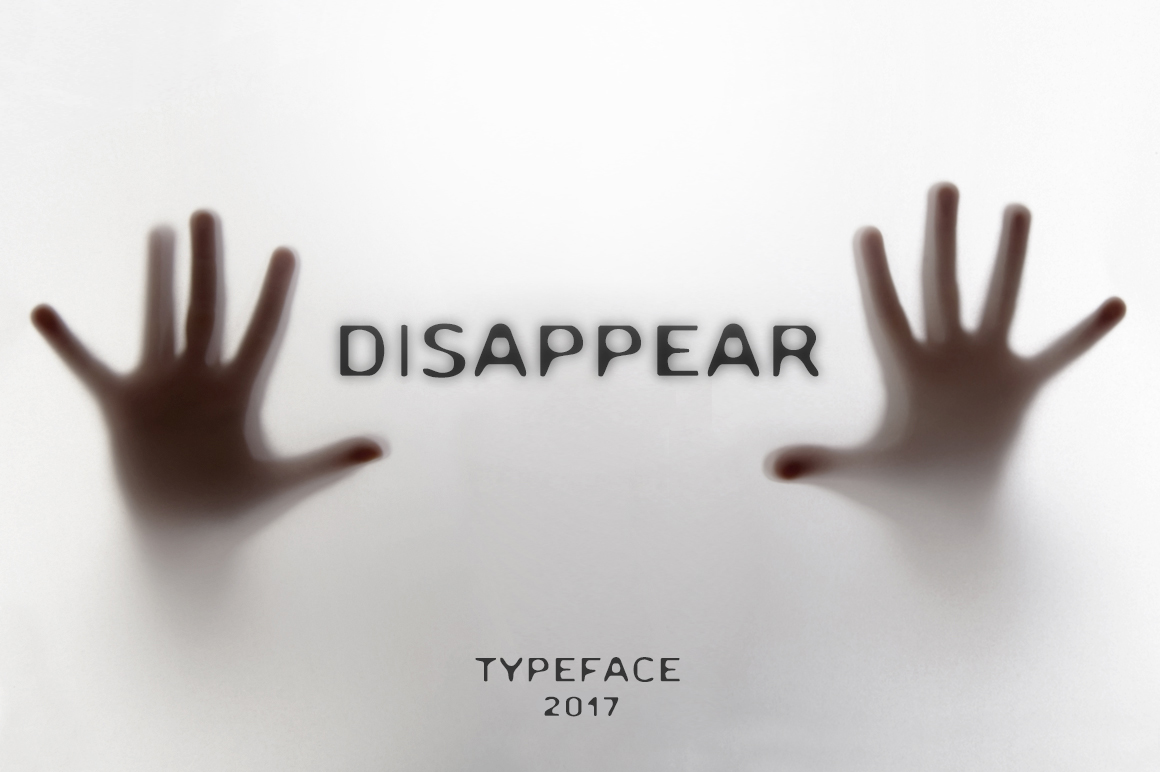 Disappear Font Disappear Font