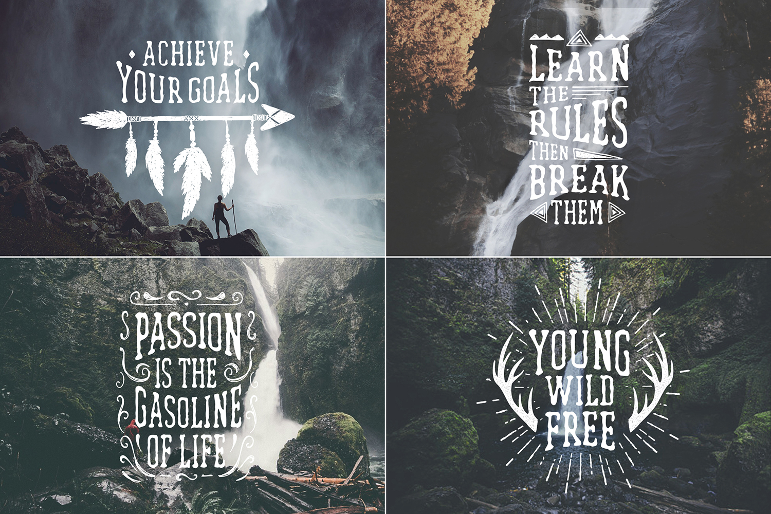 Waterfall. Handcrafted Font (+bonus) Waterfall. Handcrafted Font (+bonus)