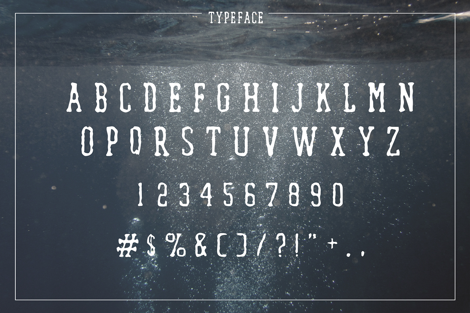 Waterfall. Handcrafted Font (+bonus)