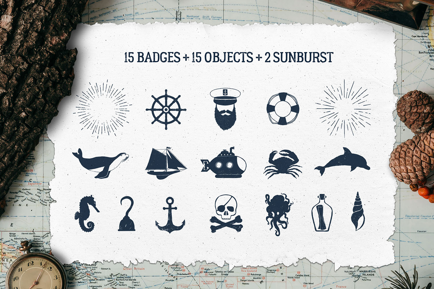 Old Sailor (Vintage Badges/part1) Old Sailor (Vintage Badges/part1)