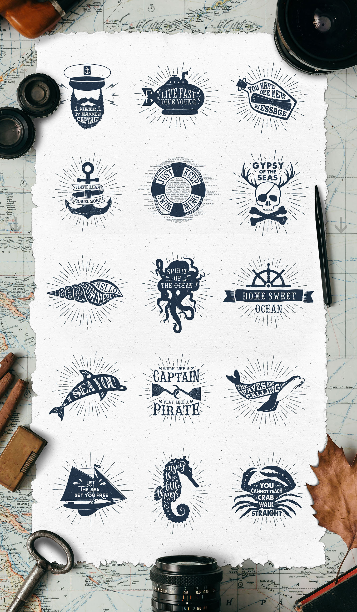 Old Sailor (Vintage Badges/part1) Old Sailor (Vintage Badges/part1)