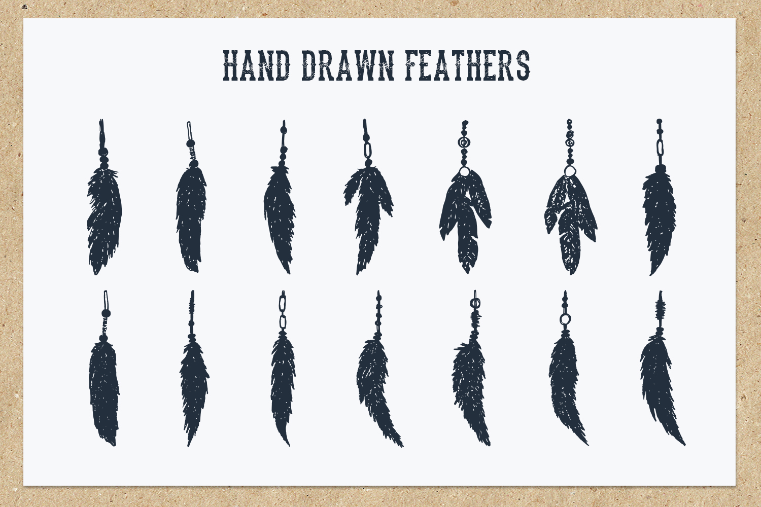 Native Spirit. 55 Hand Drawn Objects