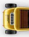 Metallic Hot Rod Mockup - Top View