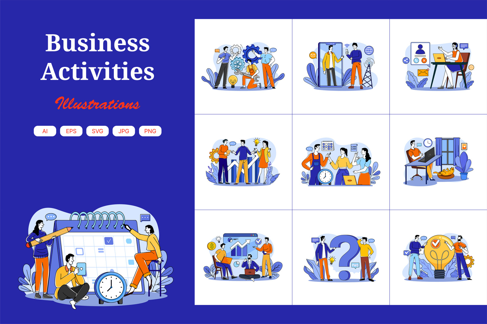 M674_Business Activities Illustration Pack_Part 02 M674_Business Activities Illustration Pack_Part 02