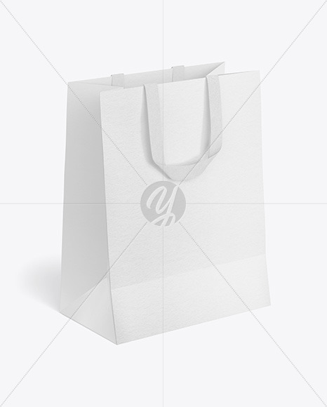 Textured Paper Shopping Bag Mockup